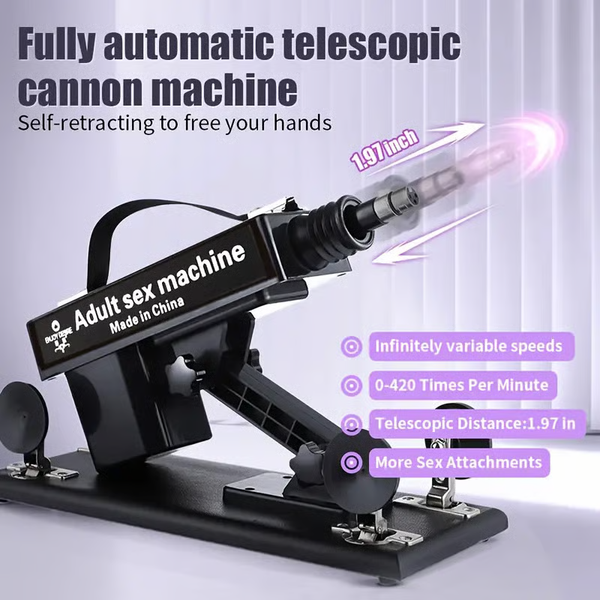 Automatic Thrusting Sex Machine with Realistic Dildo – 3XLR Connector, 7 Attachments, Adjustable Speed, Suction Base & Quiet Motor – For Men and Women