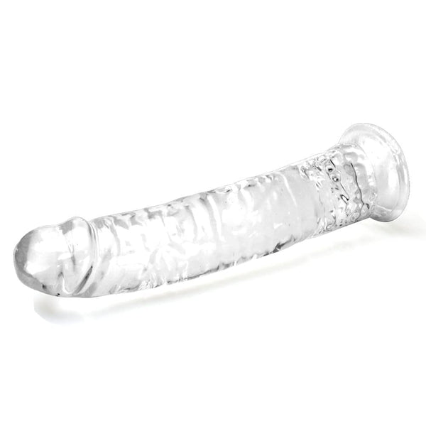 Beginner Realistic Clear Dildo Set – 3 Sizes (Small, Big, Huge) with Suction Cups for Vaginal & Anal Play – Beginner to Advanced Lifelike Penis Sex Toys in Pink, Blue, Purple & Transparent