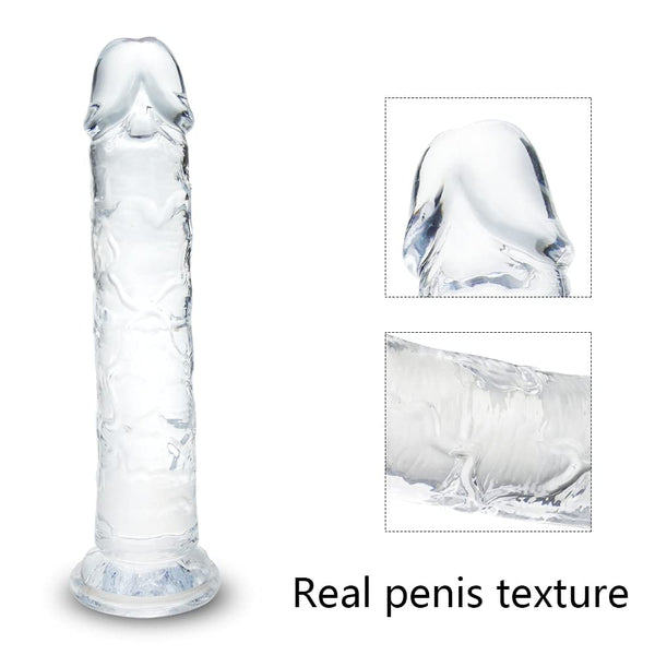 7 Inch Small Clear Realistic Beginner Dildo