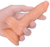 5 Inch Realistic Anal Dildo for Beginners – Small Silicone Butt Plug, G-Spot Stimulation & Anal Training for Women and Men
