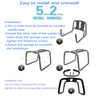 Multifunction Sex Position Enhancer Chair – Compact, Flexible Adult Furniture with Handrail for Couples