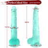 12 Inch Big Realistic Thick Dildo – Green Thick Lifelike Sex Toy