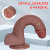 7.8 Inch Realistic Silicone Dildo – Suction Cup Base for Clitoral, Vaginal & Anal Stimulation