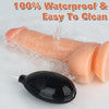 7.4" Realistic Ejaculating Dildo for Beginners with Suction Cup