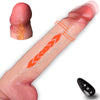 10 inch Big Huge Thrusting Warm Moving Dildo that Heats - XL Girthy Toy with Suction Cup