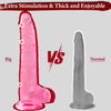 12-Inch Big Realistic Thick Dildo – Pink