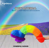 8.66-Inch Realistic Rainbow Dildo – Soft Liquid Silicone with Strong Suction Cup, G-Spot & Anal Sex Toy with Lifelike Veins and Dual Balls