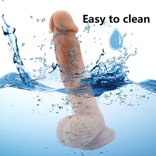 9 Inch Silicone Realistic Dildo Soft Large Dildos for Women