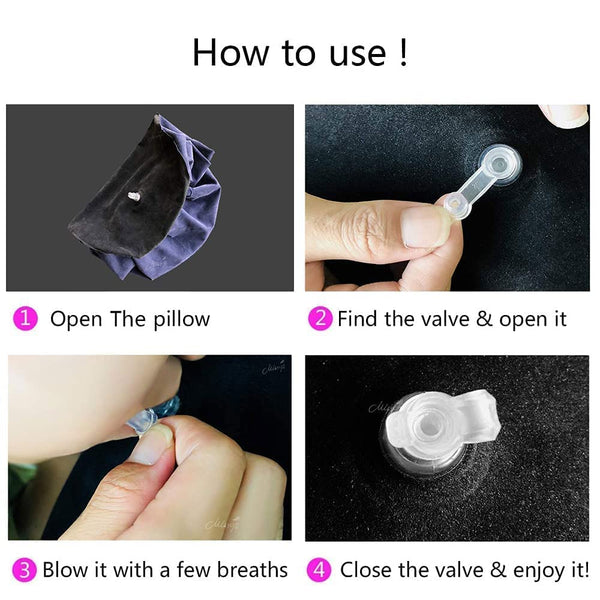 Half Moon Inflatable Sex Pillow – Navy Blue G-Spot Position Cushion for Women & Couples, Portable Intimacy Support for Deep Penetration