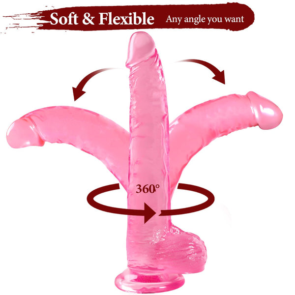 12-Inch Big Realistic Thick Dildo – Pink
