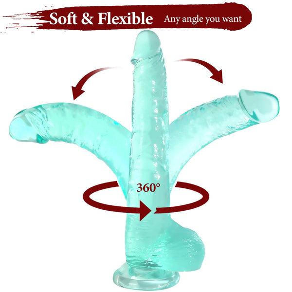 12 Inch Big Realistic Thick Dildo – Green Thick Lifelike Sex Toy