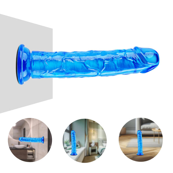 7-Inch Small Realistic Beginner Dildo β Blue | SINNECTAR