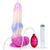 8.19" Squirting Dog Dildo – Knotted Fantasy Dildo with Ejaculation Syringe & Suction Cup, Pink Silicone Canine Dildo