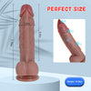 7.8 Inch Realistic Silicone Dildo – Suction Cup Base for Clitoral, Vaginal & Anal Stimulation