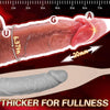 2.05" Thick Warming Thrusting Dildo – Realistic Vibrator with 3 Thrusting & 9 Vibration Modes, Remote Control & Suction Cup for G-Spot & Anal Play