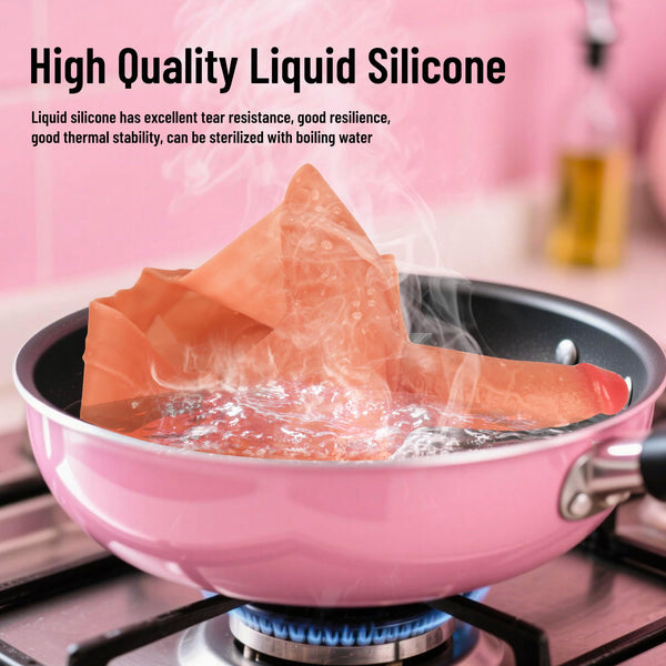 5.7” Wearable Realistic Strap-On Dildo with Silicone Panties – G-Spot Pegging Dildo for Lesbian, Transgender & Couple Play