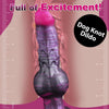 7 Inch Fantasy Dog Knot Dildo – Soft Silicone Monster Dildo with Suction Cup, Beginner-Friendly Pink Animal Butt Plug for G-Spot & Prostate Play