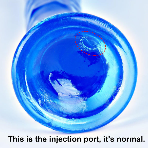 Beginner Realistic Clear Dildo Set – 3 Sizes (Small, Big, Huge) with Suction Cups for Vaginal & Anal Play – Beginner to Advanced Lifelike Penis Sex Toys in Pink, Blue, Purple & Transparent