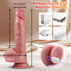 8.7" Thrusting Cock Warming Dildo with Heat Vibrator Sex Toys for Couples