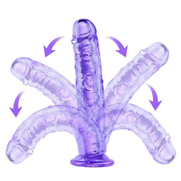 7 Inch Realistic Beginner Dildo (Purple)