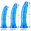 Beginner Realistic Clear Dildo Set – 3 Sizes (Small, Big, Huge) with Suction Cups for Vaginal & Anal Play – Beginner to Advanced Lifelike Penis Sex Toys in Pink, Blue, Purple & Transparent