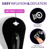 Inflatable Sex Position Pillow – Contoured Gray Cushion for Couples, Deeper Penetration & Intense Orgasms
