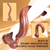 22 Inch Super Long Dildo – Realistic Flexible XXL Dildo with Suction Cup, Small Glans & Built-in Skeleton for Deep Vaginal, Anal & Oral Play Meta Description: