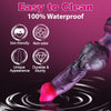7 Inch Fantasy Dog Knot Dildo – Soft Silicone Monster Dildo with Suction Cup, Beginner-Friendly Pink Animal Butt Plug for G-Spot & Prostate Play