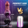 9.6" Monster Fantasy Squirting Dildo – Dog Dragon Dildo with 2 Knots, Suction Cup & Ejaculation Function