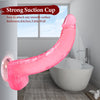 12-Inch Big Realistic Thick Dildo – Pink