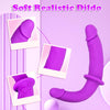 Strap-On Double-Ended Dildo for Women – Adjustable Harness & Silicone Dual Dildo for Vaginal, Anal & Fantasy Play