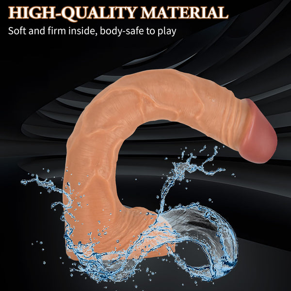 20 Inch Super Long Brown Realistic Dildo – Giant 3.2” Thick Anal Sex Toy for Deep Insertion, Stretch Training, and Extreme Play