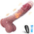 Brown 8.5 Inch Thrusting Dildo Vibrator – Realistic Silicone Dildo with 7 Thrusting, 10 Vibration & Heating Modes, Suction Cup & Remote Control for G-Spot & Anal Play