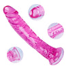 Beginner Realistic Clear Dildo Set – 3 Sizes (Small, Big, Huge) with Suction Cups for Vaginal & Anal Play – Beginner to Advanced Lifelike Penis Sex Toys in Pink, Blue, Purple & Transparent