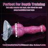 Squirting Dog Knot Dildo – Realistic Pink Wolf Ejaculating Dildo with Suction Cup, Simulated Animal Knot Plug for Beginners, Women, Men & Couples