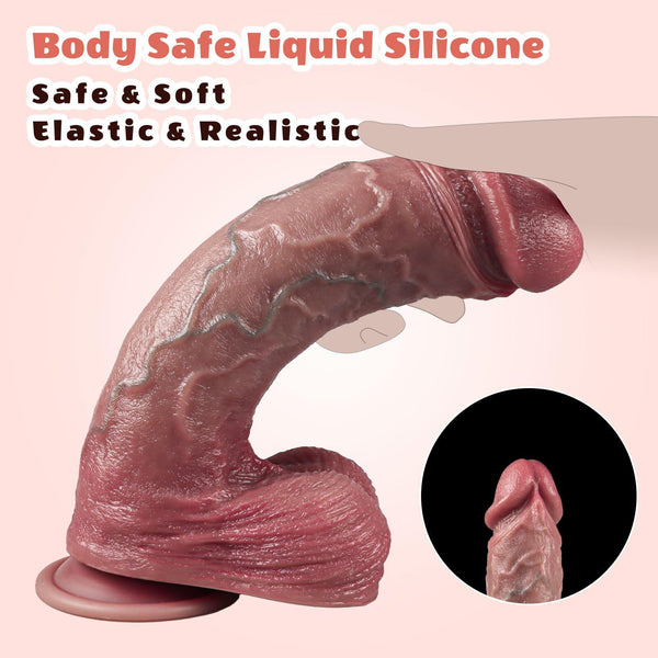 11 Inch Realistic Huge Dildo – Thick, Lifelike & Built for Deep Fullness