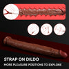 20 Inch Super Long Realistic Brown Dildo – No-Balls XXL Dildo with Small Glans, Flexible Silicone, and Suction Cup for Deep Anal & Vaginal Play
