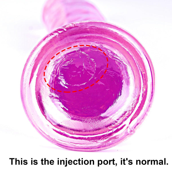 Beginner Realistic Clear Dildo Set – 3 Sizes (Small, Big, Huge) with Suction Cups for Vaginal & Anal Play – Beginner to Advanced Lifelike Penis Sex Toys in Pink, Blue, Purple & Transparent