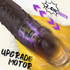 10 Inch Huge Black Thrusting Dildo – 2.4" Diameter Heating BBC Dildo with 9 Vibrations, 3 Rotating Thrust Modes, Remote & Suction for G-Spot and Anal Play