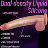 10 Inch Huge Thick Big Long Dildo - Giant Soft Real Skin Penis Anal Dildo with Strong Suction Cup, XL Large Girthy Dual Density Silicone Dildos for Women Men Gay, Adult Sex Toys & Games