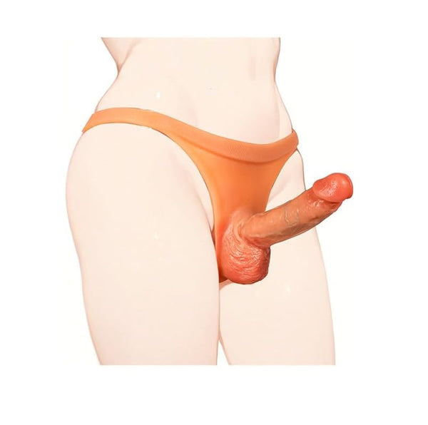 5.7 Inch Silicone Strap-On Dildo Wearable, Realistic, Beginner-Friendly Anal & Vaginal Dildo for Couples