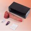 10.75" Large Realistic Dildo – Heated, Vibrating & Thrusting Silicone Toy with Remote Control and Suction Base