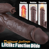 8.86-Inch Lifelike Thrusting & Licking Dildo – Heated Silicone Cock with Swinging Tongue, Remote Control, and Realistic Mouth Design for G-Spot & Clitoral Stimulation