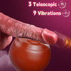 Lifelike 8.66" Dildo that Moves with Real Feel Thrusting Dildo