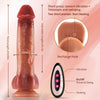 8.66” Heating Thrusting Swinging Dildo with Remote Control – Realistic, Vibrating