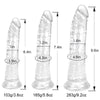 Beginner Realistic Clear Dildo Set – 3 Sizes (Small, Big, Huge) with Suction Cups for Vaginal & Anal Play – Beginner to Advanced Lifelike Penis Sex Toys in Pink, Blue, Purple & Transparent