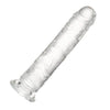 10” Long Clear Realistic Dildo – Transparent Jelly Penis with Suction Cup, Soft Flexible Dildo for Anal & G-Spot Stimulation, Adult Toy for Women, Men & Couples