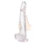 11 Inch Big Clear Realistic Dildo – Big Transparent Soft TPE Dildo with Suction Cup, Lifelike G-Spot and Anal Dildo for Women, Men & Advanced Users