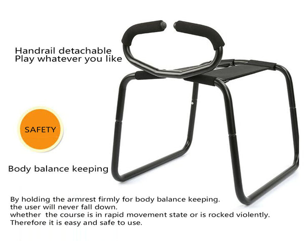 Multifunction Sex Position Enhancer Chair – Compact, Flexible Adult Furniture with Handrail for Couples