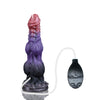 9.6" Monster Fantasy Squirting Dildo – Dog Dragon Dildo with 2 Knots, Suction Cup & Ejaculation Function